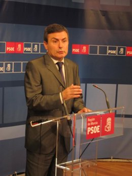 El Secretario General Del PSRM-PSOE, Pedro Saura