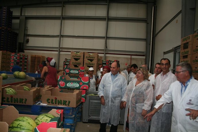 Aguiler Visita La Cooperativa Productores Del Campo.