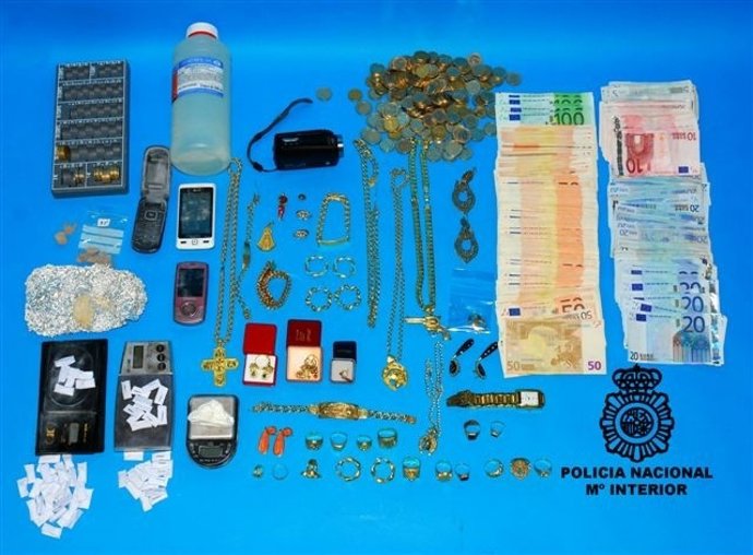 Efectos Incautados Por La Policía Nacional En La Operación