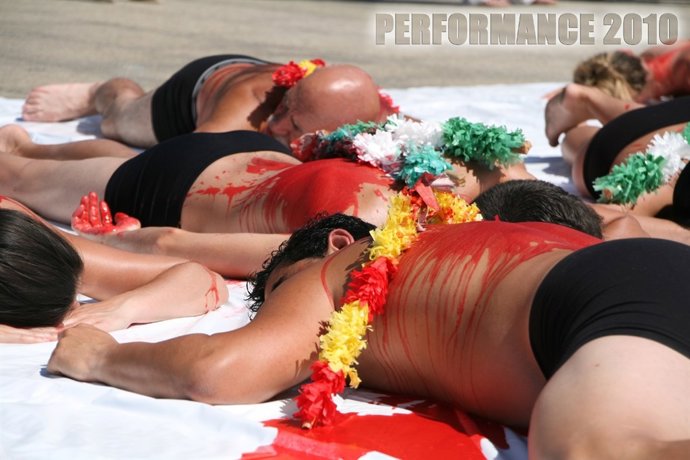 Performance Realizado En 2010 Por Huellas Cantabria