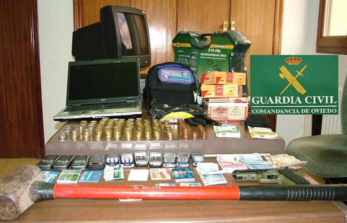 Objetos Intervenidos.