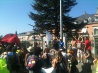 La Puerta del Sol se prepara para recibir a los 'indignados' de la marcha popular