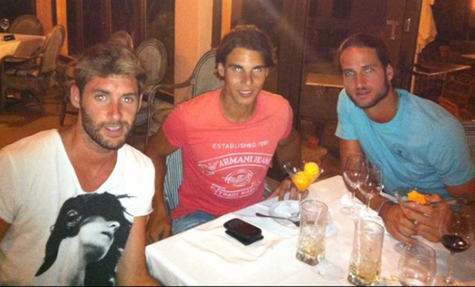Rafa Nadal, Feliciano Lopez Y Rudi Fernandez