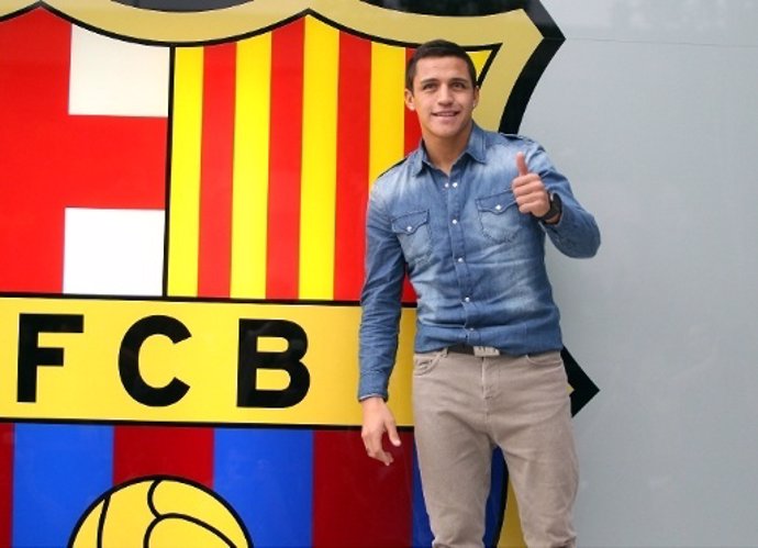 Alexis Sánchez Llega Al FC Barcelona