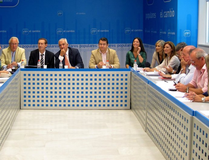 El Presidente Del PP-A, Javier Arenas