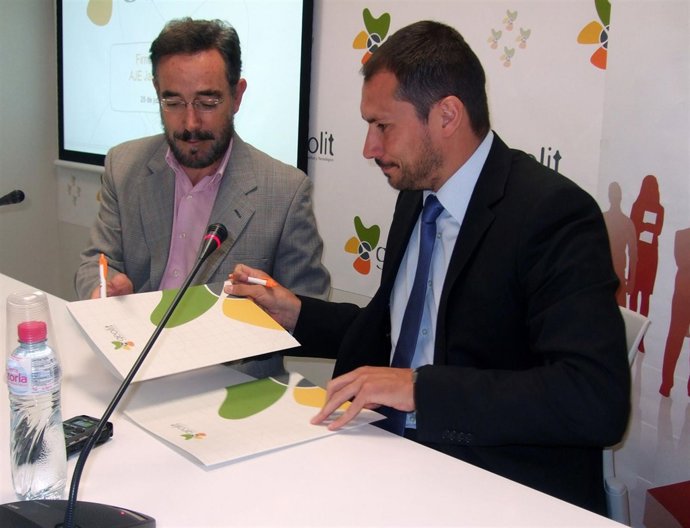 Felipe López Y Antonio Ruano Hoy En La Firma Del Convenio