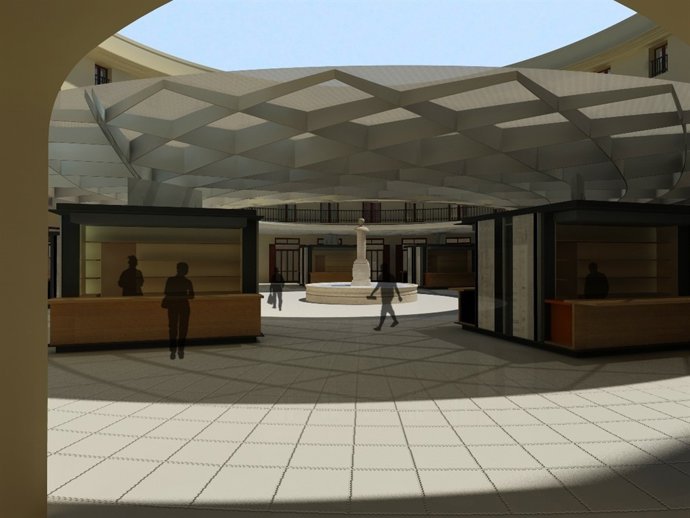 Figuración De La Plaza Redonda Tras Su Futura Remodelación