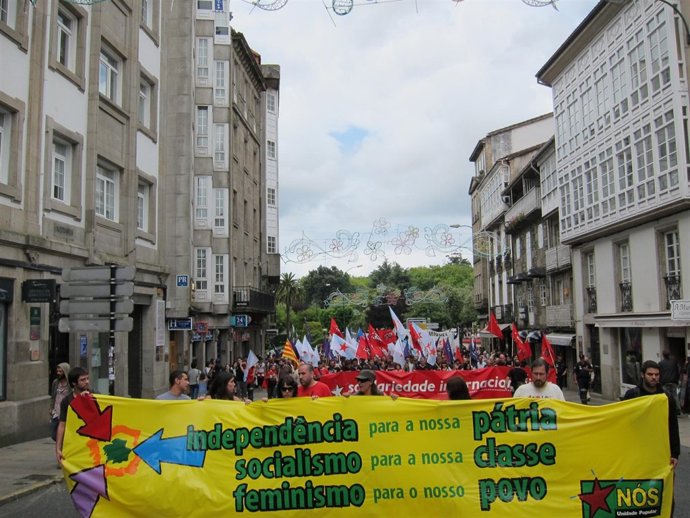 Manifestación Nós-UP