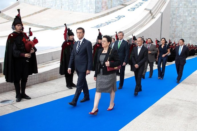 El Presidente De La Xunta En Las Medallas De Galicia 