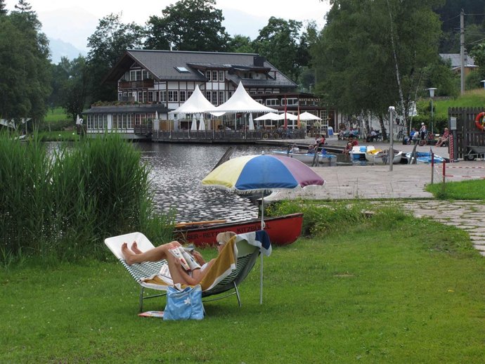 Lago Schwarzsee En Kitzbuhel.