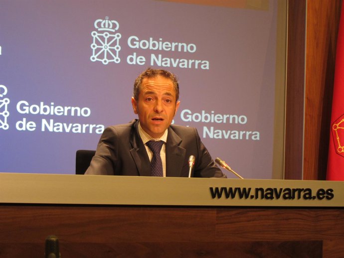 El Consejero Portavoz Del Gobierno De Navarra, Juan Luis Sánchez De Muniáin.