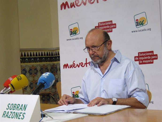 El Parlamentario Andaluz De IU Por Cádiz, Ignacio García