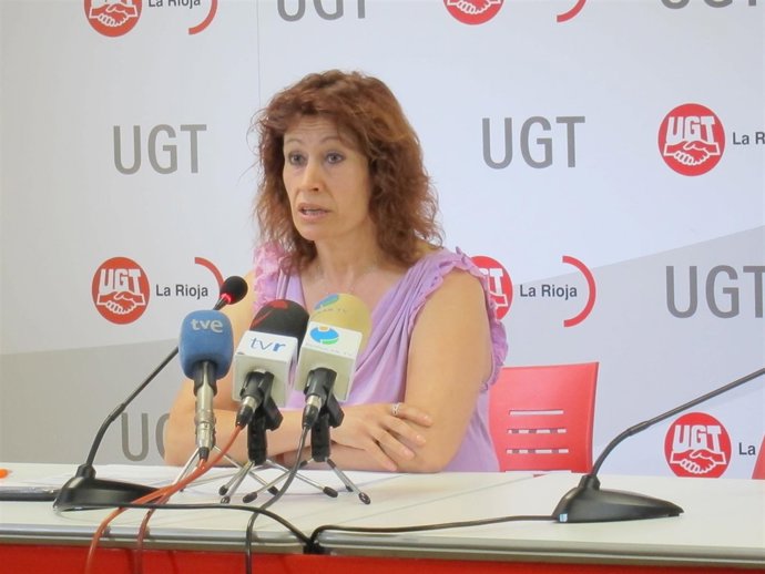La Secretaria De Formación E Igualdad De UGT La Rioja, Teresa Rodríguez