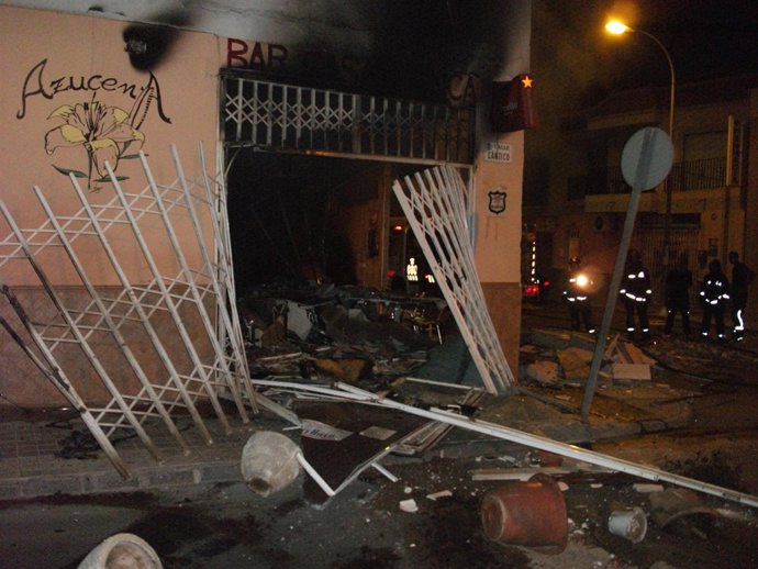 Estado En El Que Ha Quedado El Local Tras El Incendio