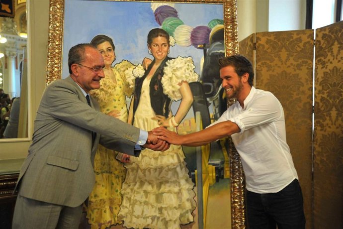 De La Torre Y El Pregonero De La Feria De Málaga, Pablo Alborán