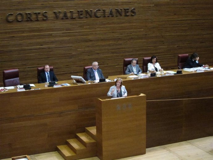 Marga Sanz (EUPV) En Las Corts Valencianes