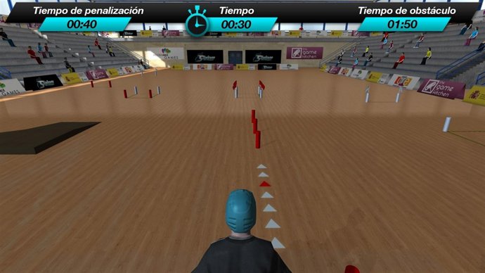 Imagen De 'Slalom, El Videojuego', Creado Por El CRE Y "Pionero" En España.