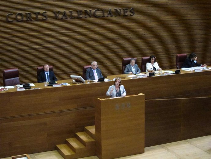 Marga Sanz (EUPV) En Las Corts Valencianes