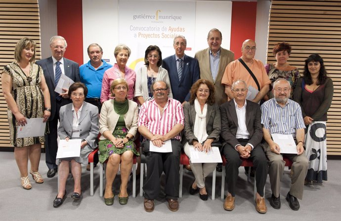Entidades Sociales Que Han Recibido Ayudas De La Fundación Gutiérrez Manrique