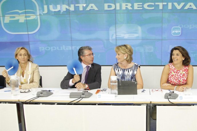 Reunión De La Junta Directiva Regional Del PP De Madrid