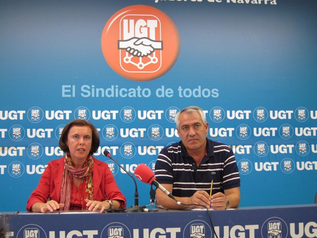 María José Latasa Y Jesús Santos, De UGT.
