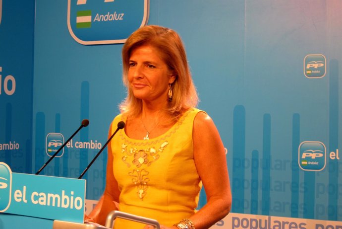 La Portavoz Del PP-A En El Parlamento De Andalucía, Esperanza Oña