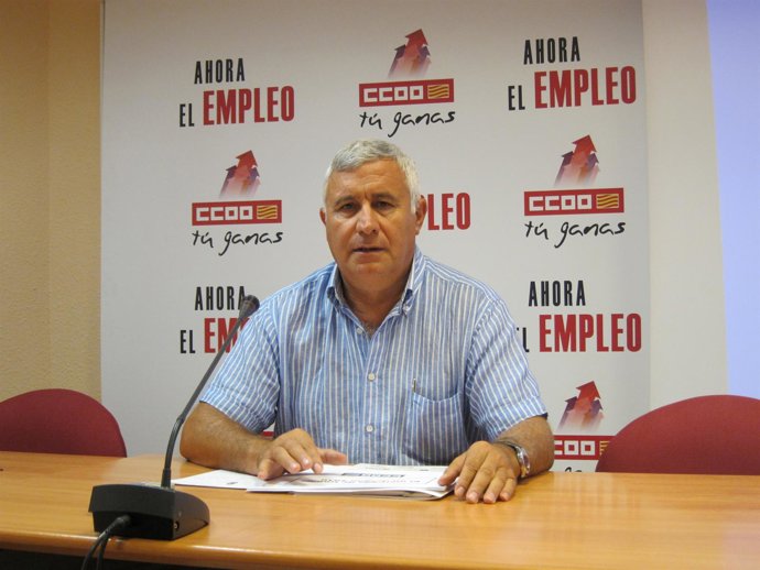 El Secretario De Empleo De Comisiones Obreras (CC.OO.) Aragón, Antonio Carvajal