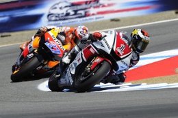 El Piloto Español Jorge Lorenzo Y El Australiano Casey Stoner