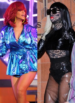 Montaje De Rihanna Y Lady Gaga 