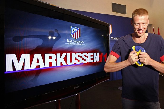 El Jugador Danés Del BM At.Madrid Nikolaj Markussen