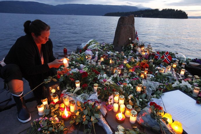 Imagen De La Isla De Utoya, En Noruega