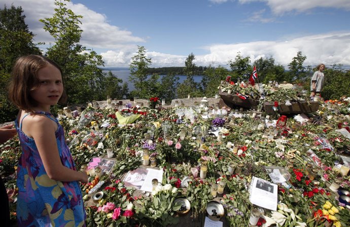 Imagen De La Utoya, Donde Breivik Cometió Un Crimen