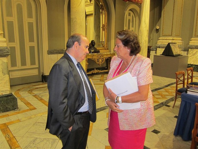 Barberá Y Zarrías Tras La Reunión Del Consorcio Valencia 2007