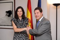 La ministra de Cultura muestra su disposición a colaborar con el Grupo de Ciudades Patrimonio y la Red de Juderías