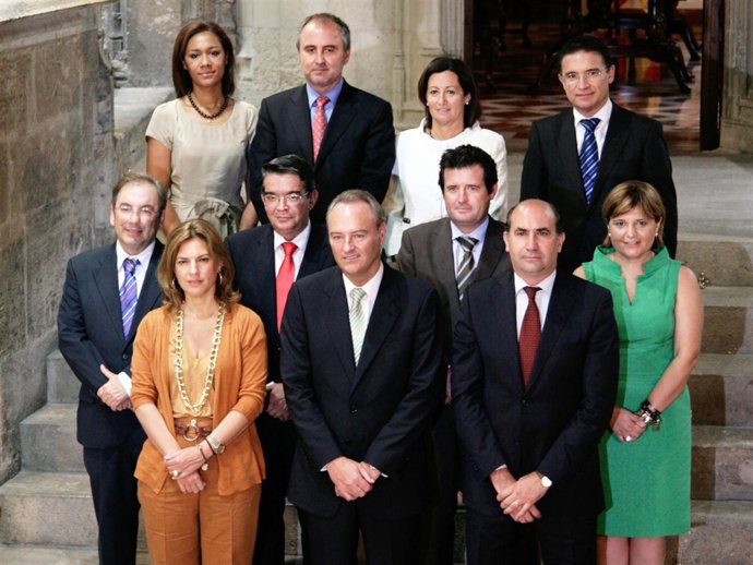 Alberto Fabra Con Los Consellers