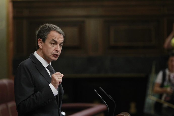 José Luis Rodríguez Zapatero, Presidente Del Gobierno, En El Congreso