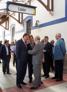 Morlán, Villalba Y Silván En La Estación De Matallana De León
