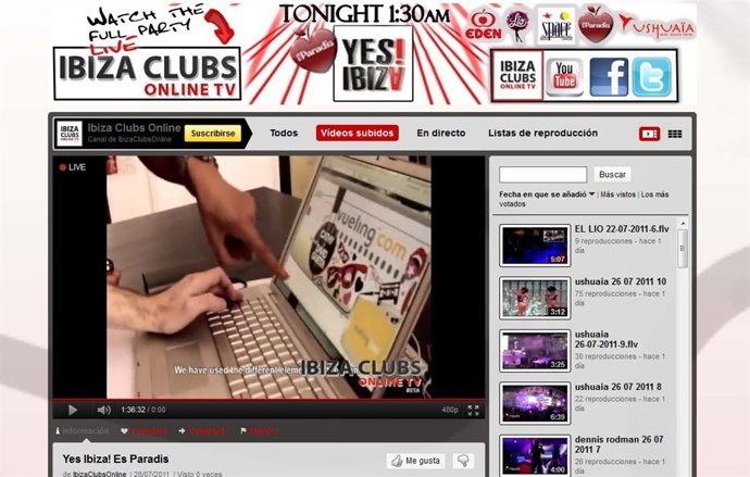 'Ibiza Clubs Online Tv'