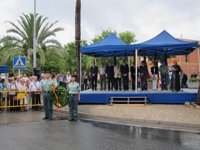 AMP-Autoridades, familiares y vecinos se unen para homenajear a los dos guardias civiles asesinados por ETA en Palmanova