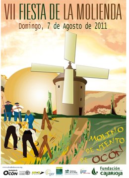 Cartel De La VII Fiesta De La Molienda En Ocón