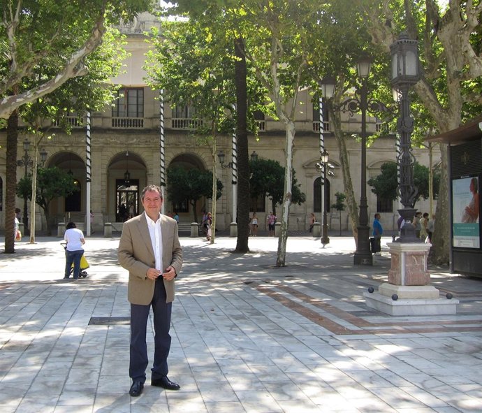 El Portavoz Del Grupo Socialista En El Ayuntamiento De Sevilla, Juan Espadas