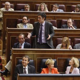 El diputado del PSOE Eduardo Madina en el Congreso