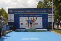 Triatlón (F).- Marta Jiménez y María Puyol entran en el 'top ten' en la Copa de Europa Premium celebrada en Banyoles 