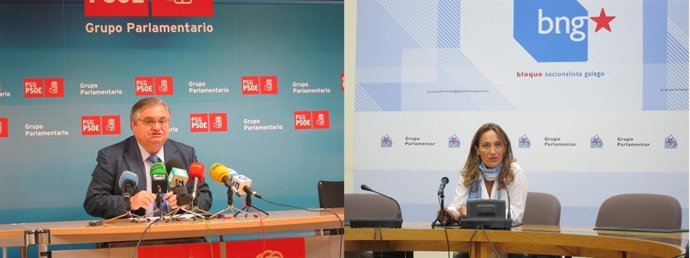 Ismael Rego Del Psdeg Y Teresa Táboas Del BNG