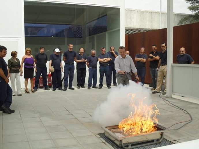 Foto Visita Consejero Taller Incendios