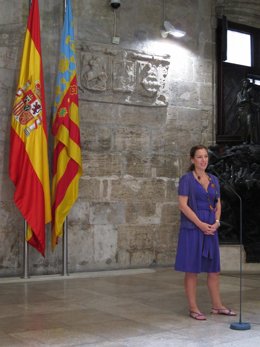 La Consellera De Presidencia Y Vicepresidenta Del Consell, Paula Sánchez De León