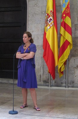 La Vicepresidenta Del Consell, Paula Sánchez De León.