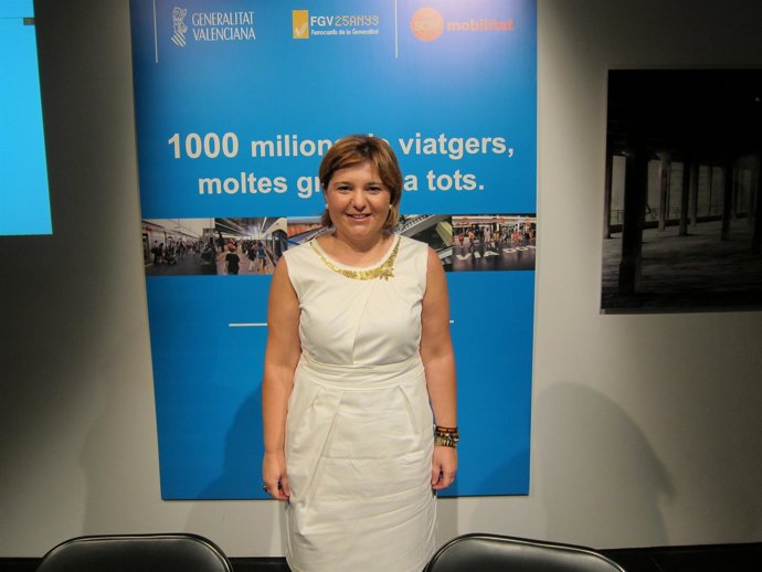 La Consellera De Infraestructuras, Territorio Y Medio Ambiente, Isabel Bonig