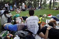 El desalojo de los últimos acampados no registra ni heridos ni detenidos