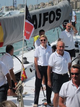La Infanta Cristina A Bordo Del Barco Aifos 